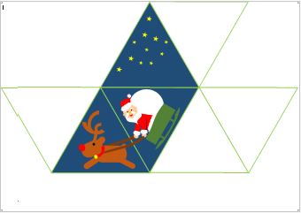 三角ポットクリスマス